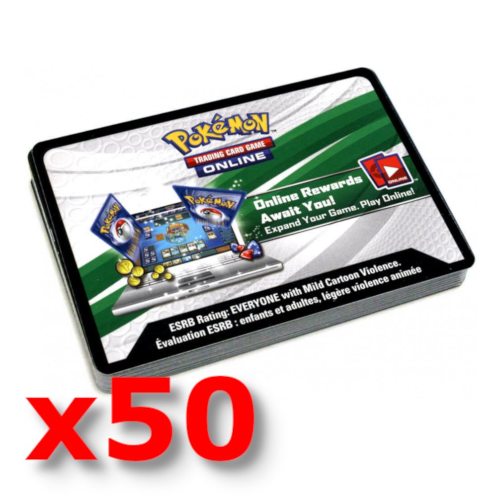 Pokemon Tcg Online Qr Code Cards 50 Random Assortment Free Shipping Hobby Central